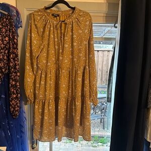 Wishlist Mustard Floral Blouse